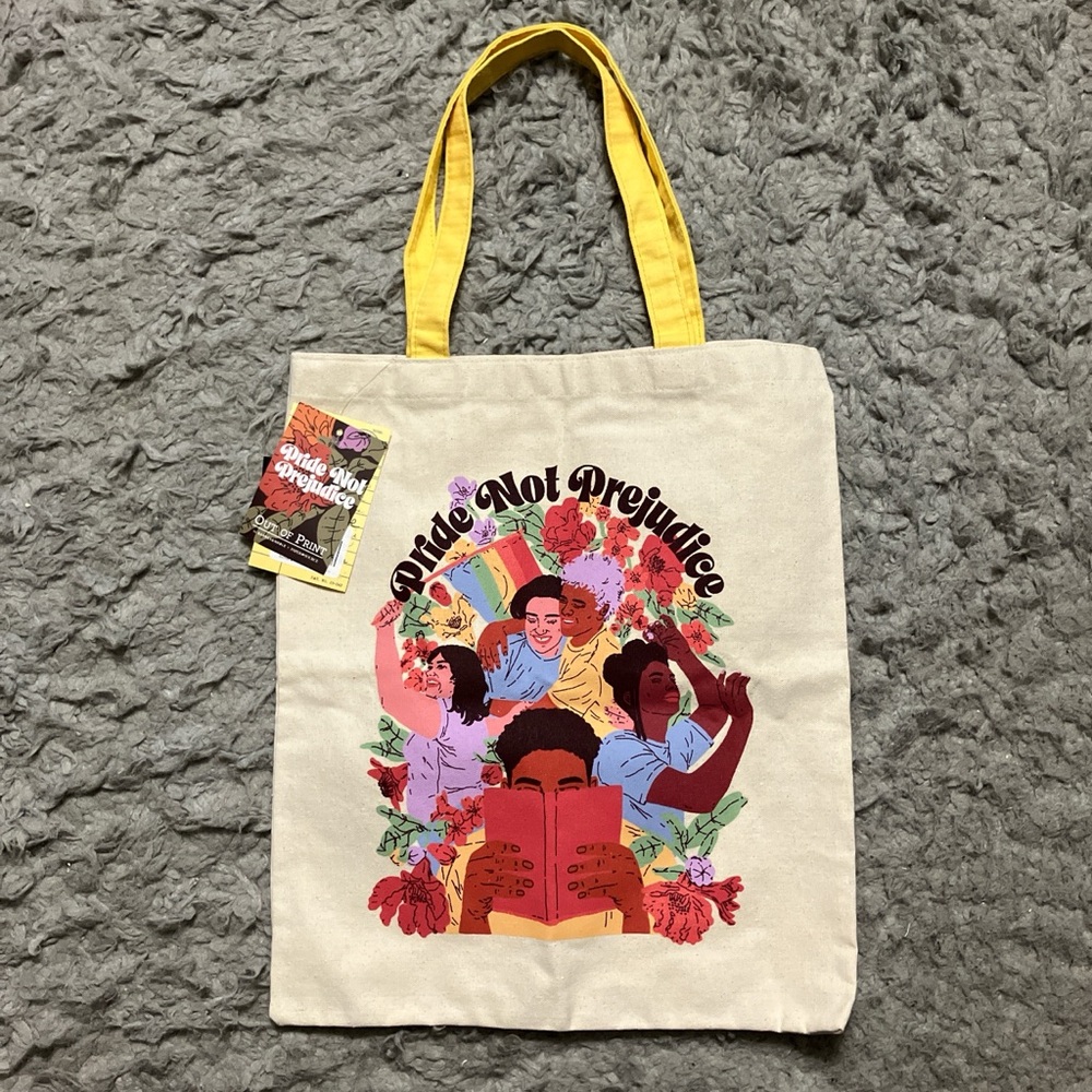 Out of Print Pride Not Prejudice Tote Bag
